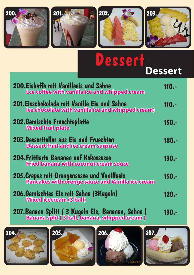 Desert / Nachspeisen